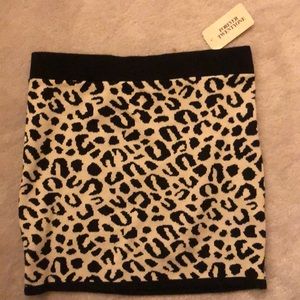 Forever 21 mini bodycon cheetah skirt